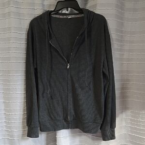 Exclusive Gray Zip Up Hoodie